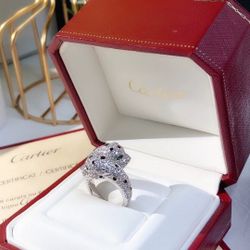 Classic Panthere Panther Head Ring