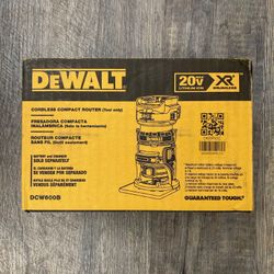 DEWALT DCW600B 20V MAX XR Cordless Brushless Compact Router, Tool-Only