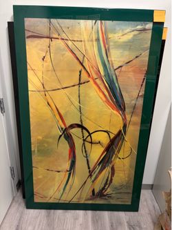 Large Contemporary Abstract Wall Art – 40” x 64”