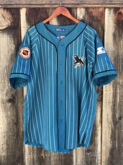 San jose sharks baseball jersey shirt