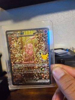 Mew ex Pokémon Card 152/128 Secret Rare