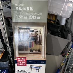 Closet Organizer 5ft - 8ft Closets