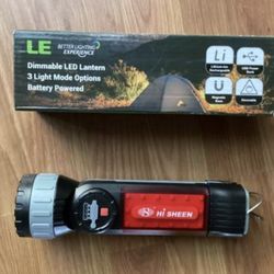 Dimmable LED Rechargeable Lanterm