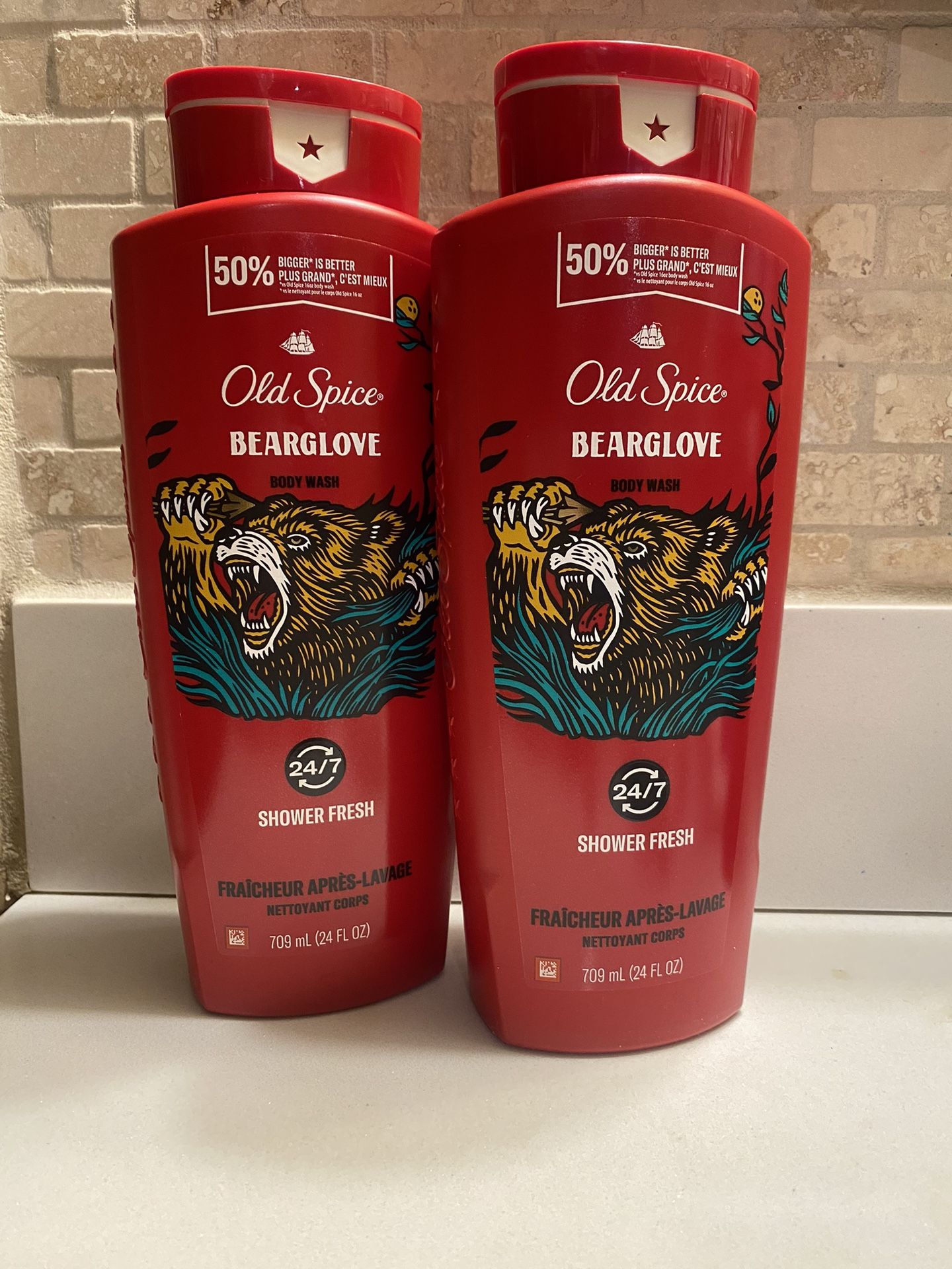 Old Spice Body Wash. Bearglove