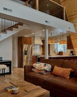 Leather couch