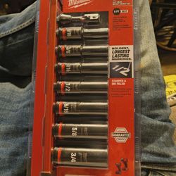 Milwaukee SAE 8pc Socket Set