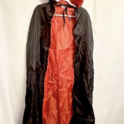 ~New Halloween Reversible Cape~Black/Red~$5