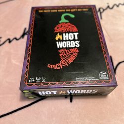 Hot words board game