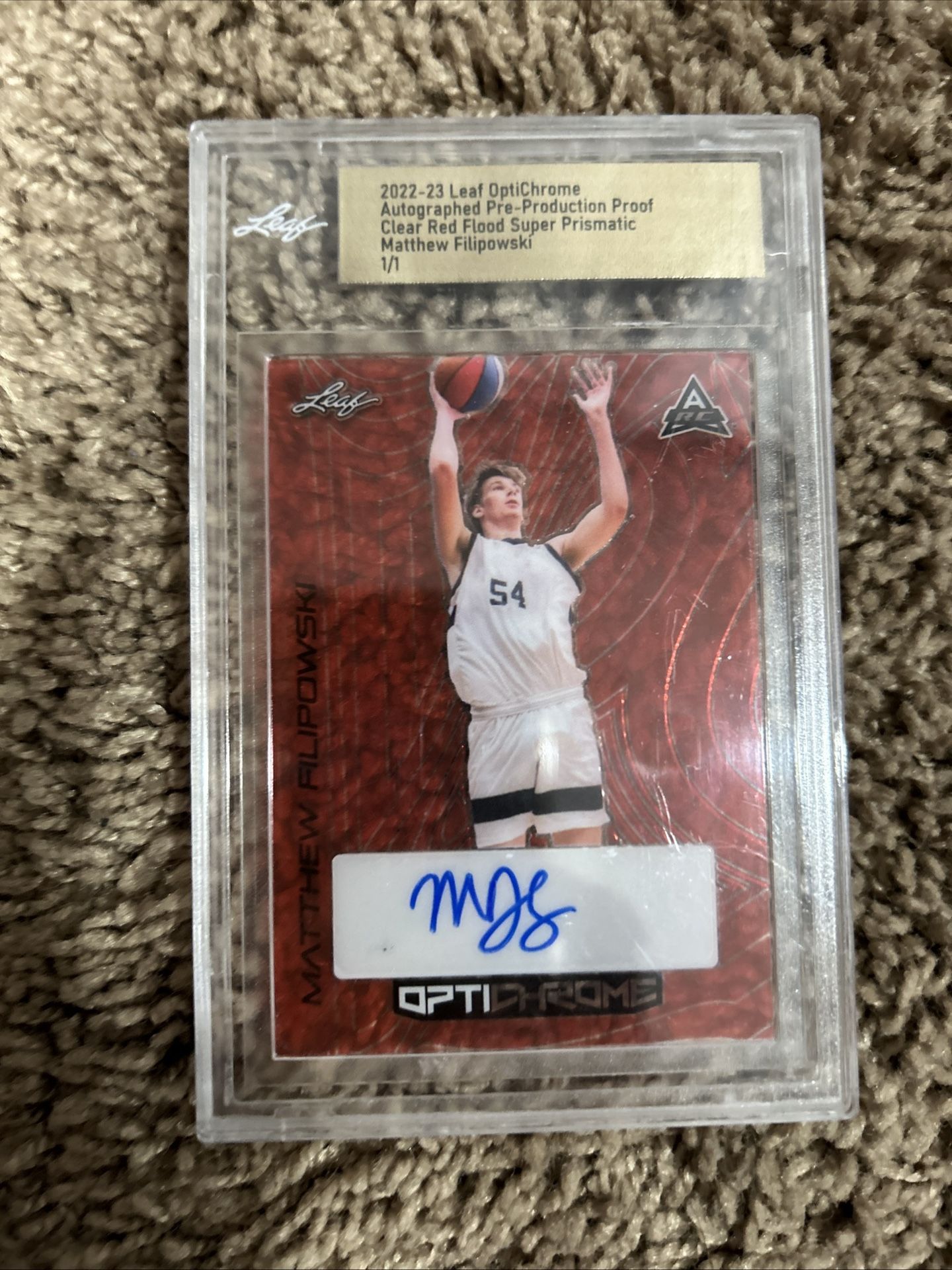 1 Of 1 Mathew Flipowski Auto