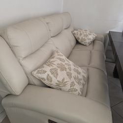 Leather Beige Couches