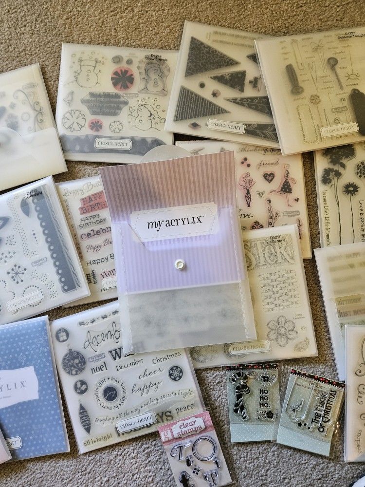 My Acrylix - Close To My Heart Rubbr Stamps