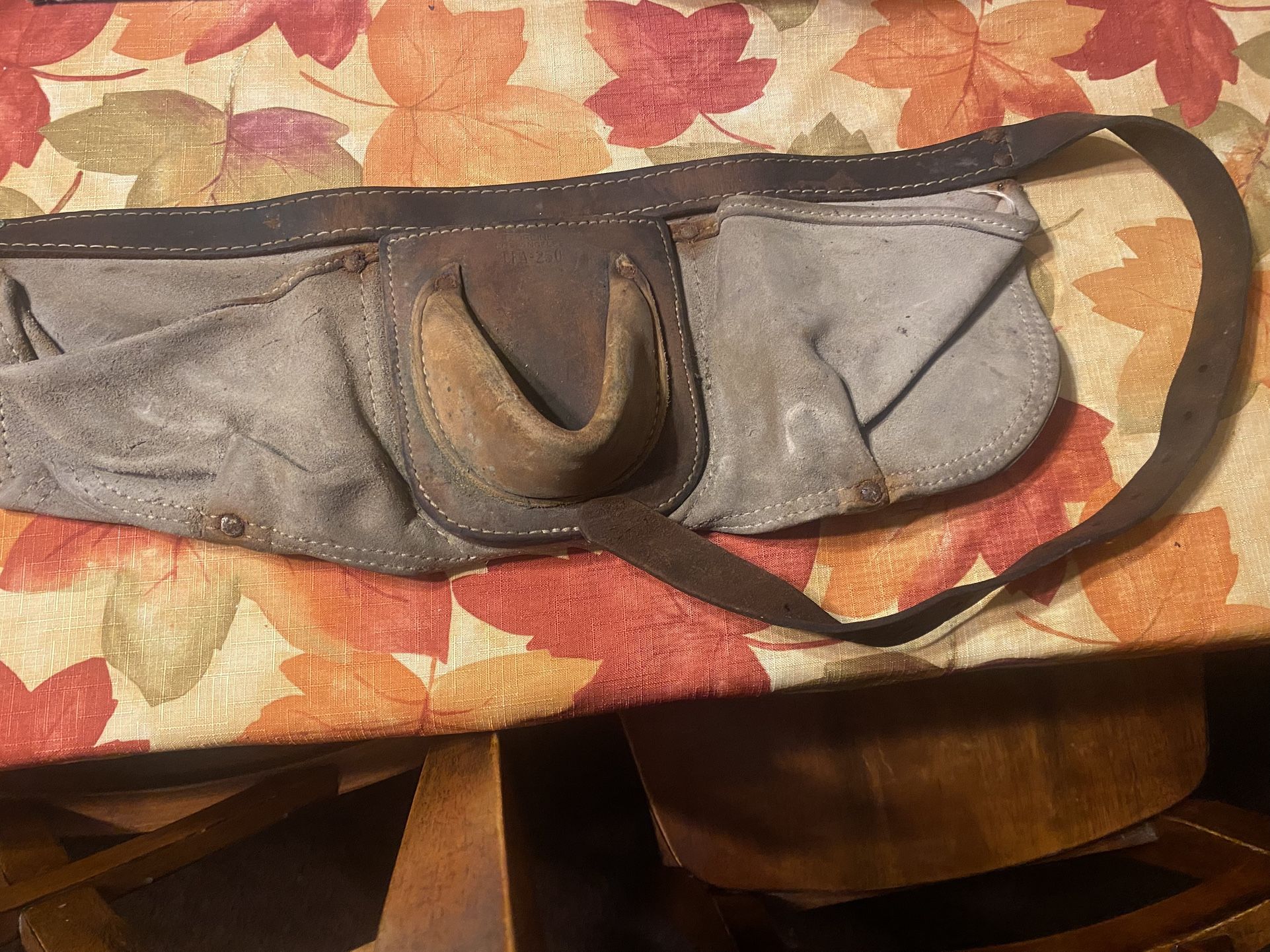 Vintage Leather Fishing Belt