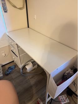 Desk and chair
