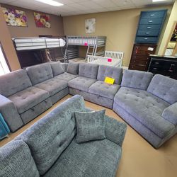 Sectional Sleeper With Cuddle Cushion