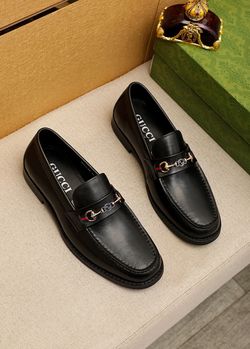 Gucci GG Men’s Leather Shoes With Box 2026 New