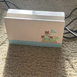 Nintendo Switch - Animal Crossing Edition Dock w/ HDMI cable, AC Adapter, & Joy-Con Wrist Straps