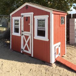 Wood Structure, Chicken Coop Start;