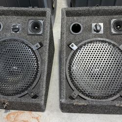 US Megawatt SA12A Speakers Compact Portable Wedge Speakers Pro Audio