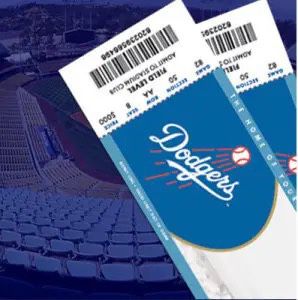 TODAY - Dodger Tickets 5/22