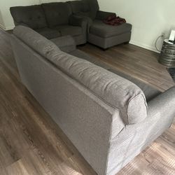 3 Piece Gray Couch Set 