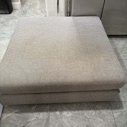 Two Matching Ottomans 