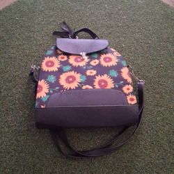 Beautiful woman's design backpack or handbag