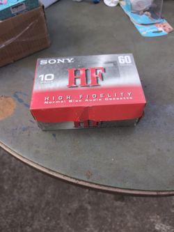 Audio Cassettes 60min 10pk