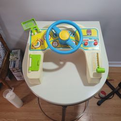 Vintage 1979 Shelcore Sit’n drive Driving simulator for babies toy driving simulator 