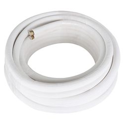 Findmall 50FT Air Conditioning Tubing Hose Extension 3/8 And 5/8 Inch Insulated Copper Hoses Fit For Mini Split Air Conditioner NIB