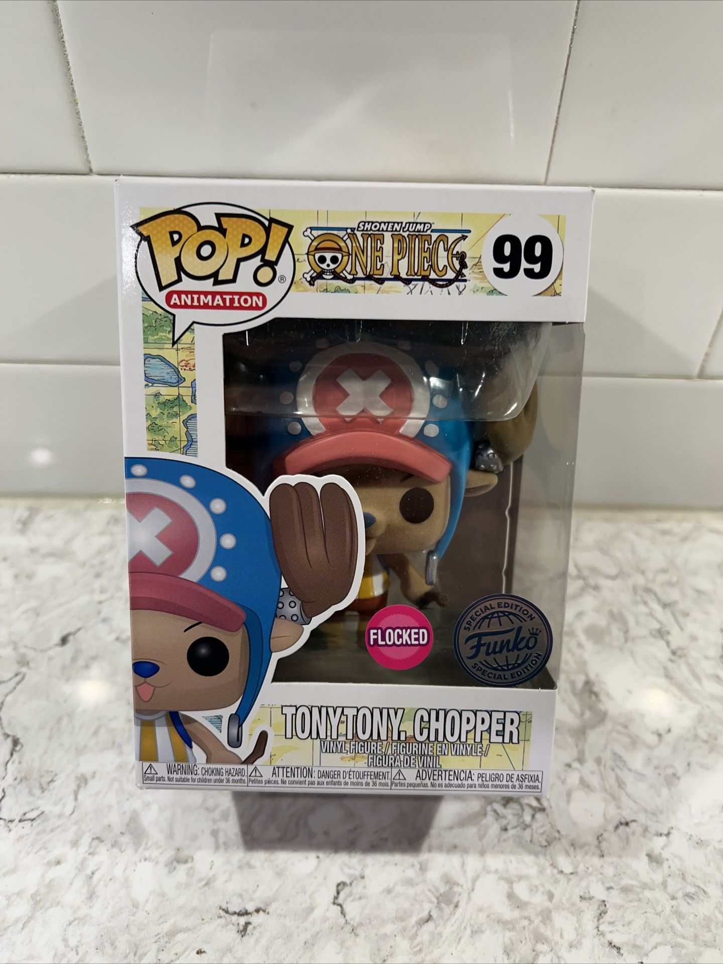 Funko One Piece #99 Tony Tony Chopper Flocked Special Edition