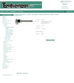 Brown & sharpe Dial Calipers 599-578-5