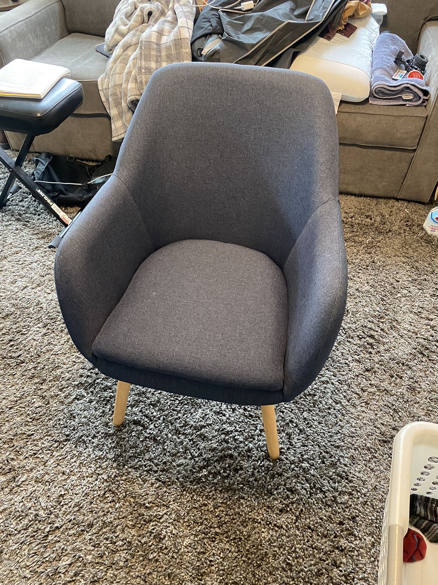 Blue Accent Chair 