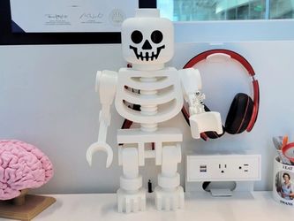 Large LEGO-Style Skeleton Figure