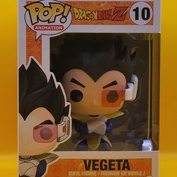 Funko POP! Animation: Dragonball Z VEGETA #10 Figure [Still In Box]
