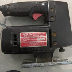 Vintage Sears Craftsman Sabre Saw Jig Saw 5/8" Stroke Variable Speed 2.5Amps Working . Negotiable 