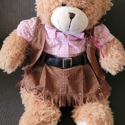 Make-A-Friend workshop brown fuzzy bear