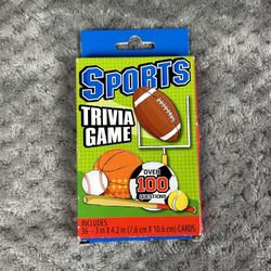 Sports Trivia Card Game