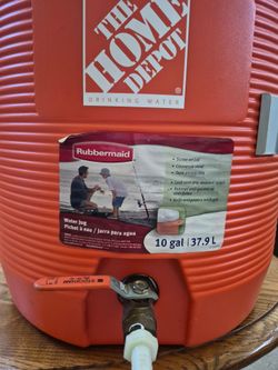 10 gallon Rubbermaid Insulated Cooler / Hot Liquor Tank Sparge