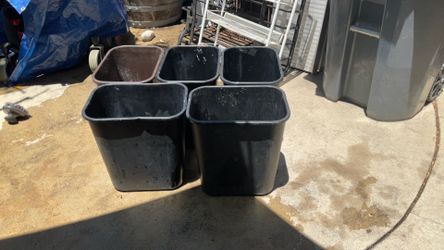 Office Trash Cans 5 Available 14.5” X 11” X15” T