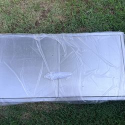 21x42 Outdoor Kitchen Doors, 304 Stainless Steel BBQ Access Door, Double Steel Doors for Outdoor Grill Island