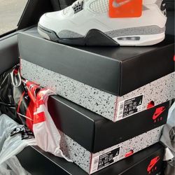 Air Jordan 4 Retro OG 'White Cement' 2025 Size 10, 11 & 14