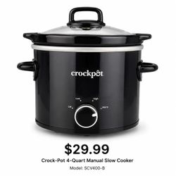 Crock-pot-4-Quart Manual cooker