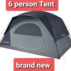 Skydome Coleman Camping Tent 6 Person Tent Brand New $140 Firm FIRM IF STILL UP STILL AVAILABLE 