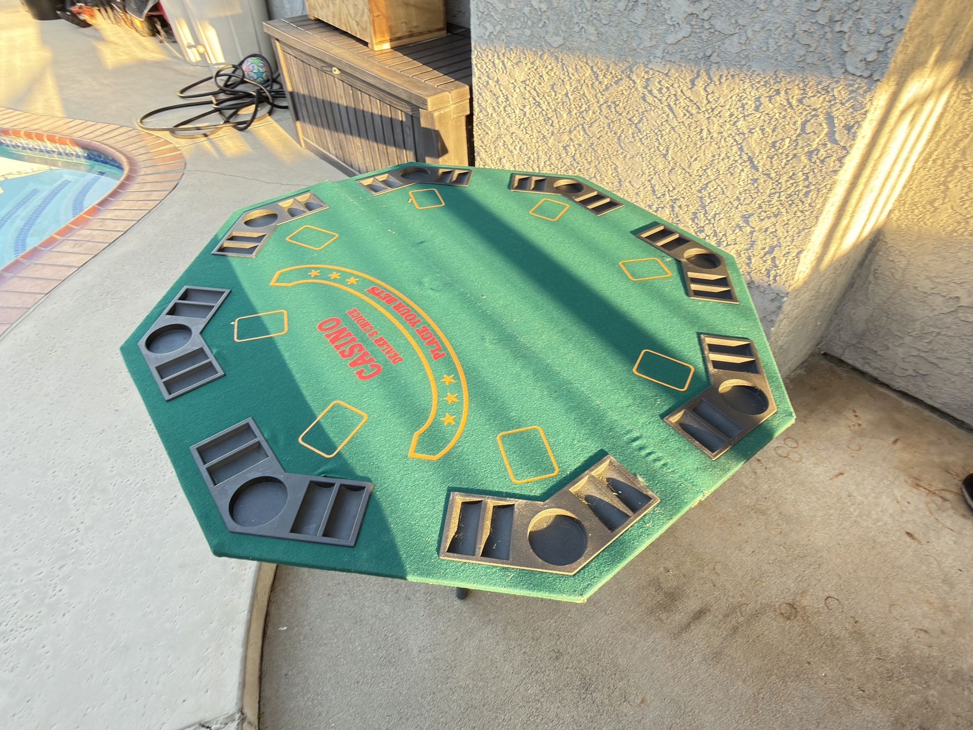 Foldable Poker Table Top 48 Inches