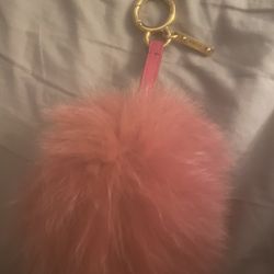 Fendi Pink Fur Pom Pom Bag Charm Pre-own