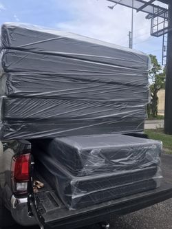 New Queen Size Box Spring. Delivery Is Available 