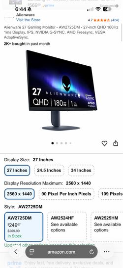 Gaming monitor