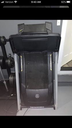 Price for today only* Golds gym folding treadmill (delivery available)