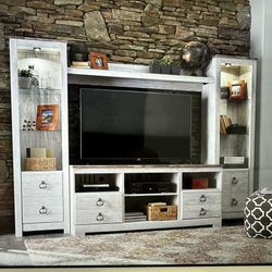 Entertainment Center, TV Stand TV Console Display Cabinet