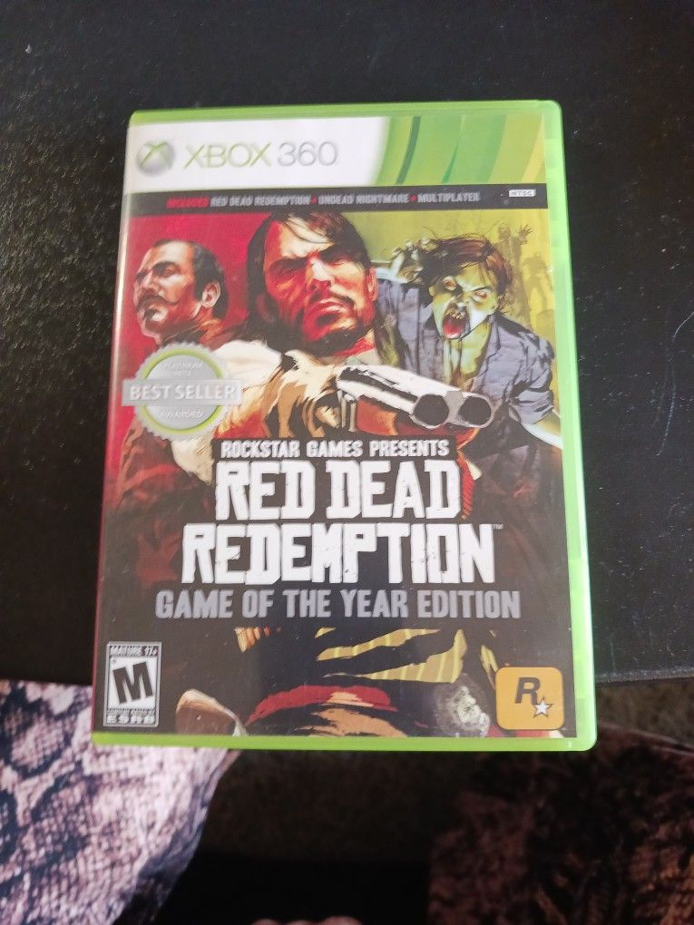 XBOX 360 Read Dead Redemption Game Of The Year